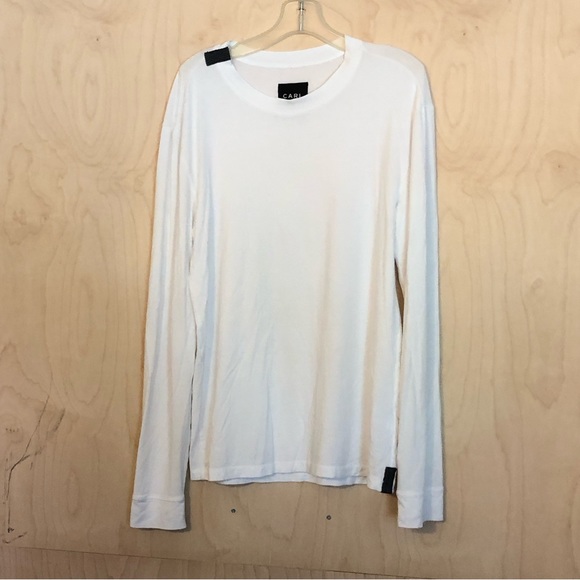 Carl by Steffensen Copenhagen, White Long Sleeve Shirt, Small (Men’s) - Picture 2 of 5